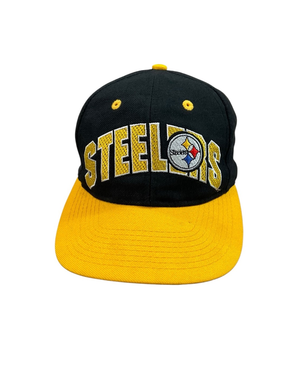 Vintage Pittsburgh Steelers Snapback Hat Black Gold Drew Pearson Team NFL